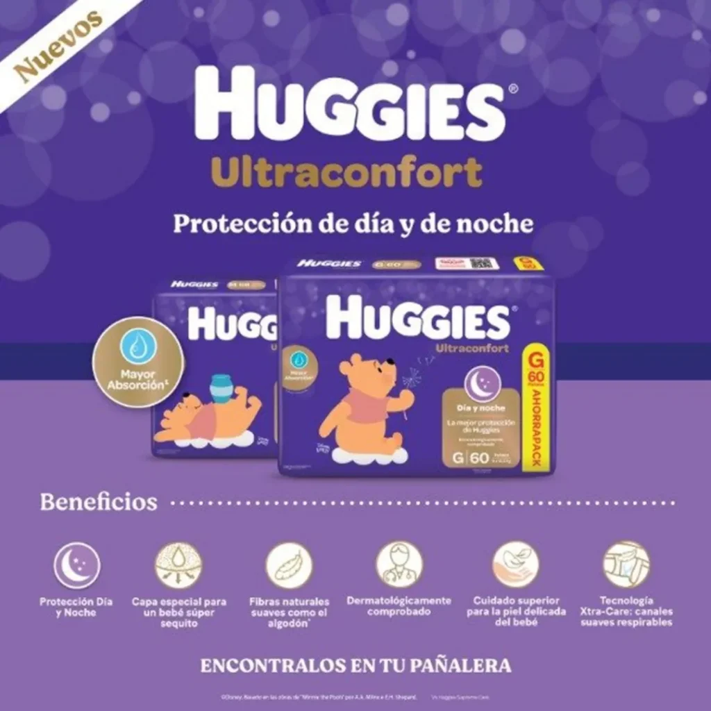Pañal generico ultraconfort dia y noche ahorrapack talle extra grande (XG)